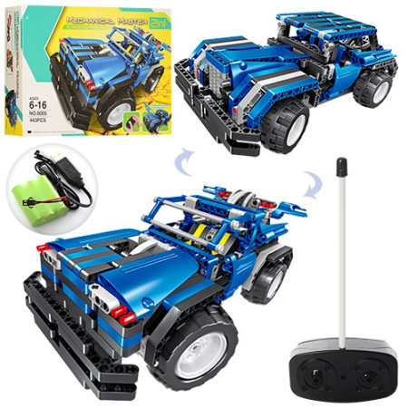 фото Детский конструктор 8005 машина на радиоуправлении (443 детали)