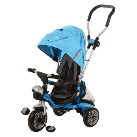 фото Детский трехколесный велосипед M 2383-2 Turbo Trike (голубой)
