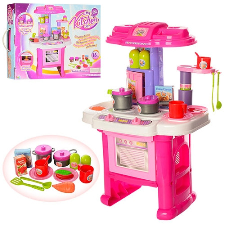 фото Детская игровая кухня 16641G звук и свет