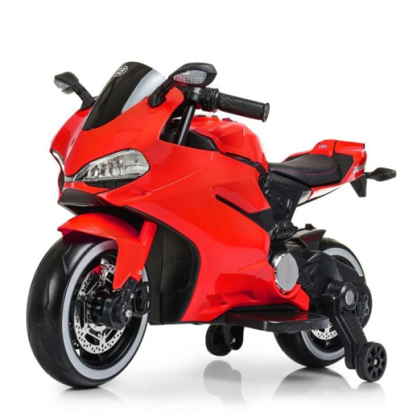 Детский спортивный байк Ducati M 4104EL-3 светящиеся колеса ЕВА (красный)