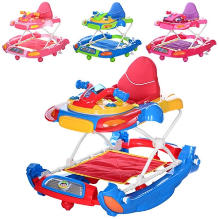 фото Ходунки-качалка детские 2в1 BAMBI M 3461