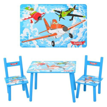 фото Детский столик и два стула M 1699 Аэротачки