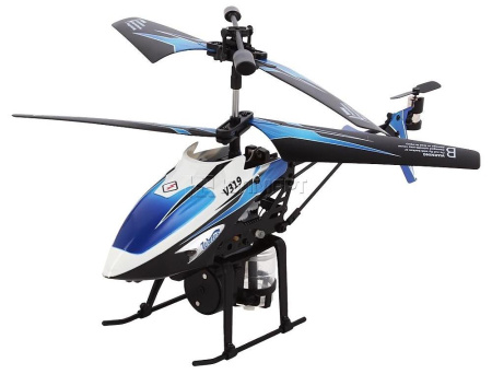 фото Вертолёт на радиоуправлении 3-к WL Toys V319 SPRAY водяная пушка (синий)