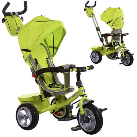 фото Трехколесный детский прогулочный велосипед ITRIKE M 3205A-3 (зеленый)