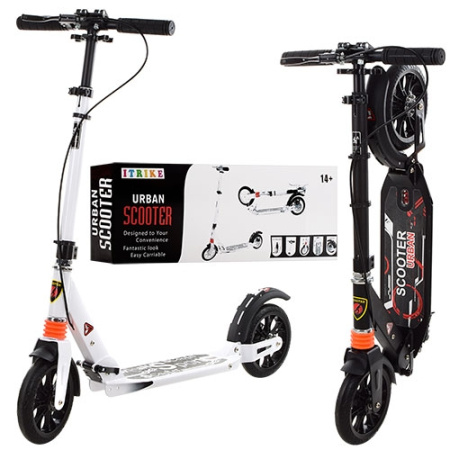 фото Самокат взрослый iTrike SR 2-024-1 рама алюминий колеса полиуретан