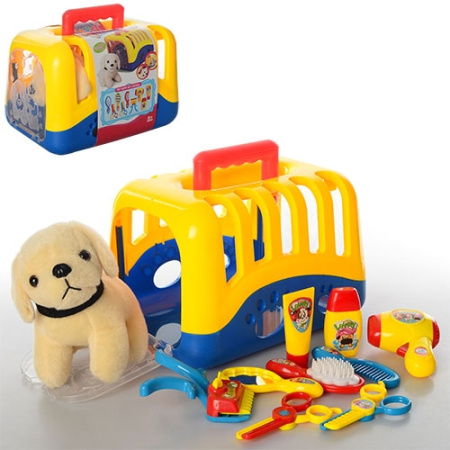 фото Детский набор парикмахера с собачкой 206 в чемодане