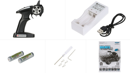 фото Машинка радиоуправляемая 1:22 Subotech Brave 4WD 35 км/час (черный)