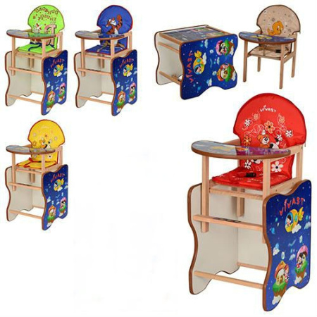 фото Стульчик для кормления Vivast М V-112-8 трансформер (космос)