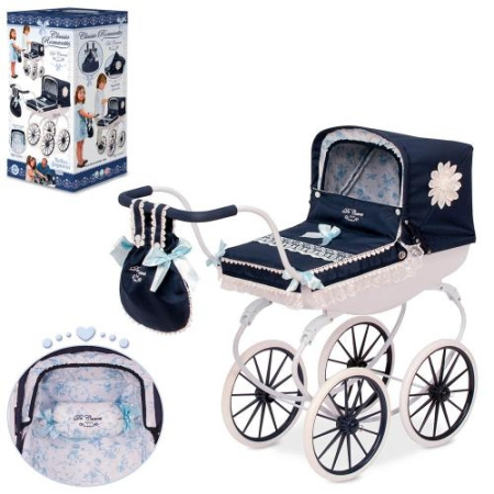 фото Коляска для куклы DeCuevas 87025 классика постель сумка