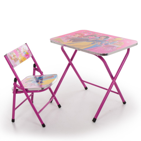 фото Детский складной столик Принцессы A19-PR со стульчиком