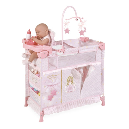 фото Игровой центр манеж для куклы DeCuevas 53028 с каруселью и аксессуарами