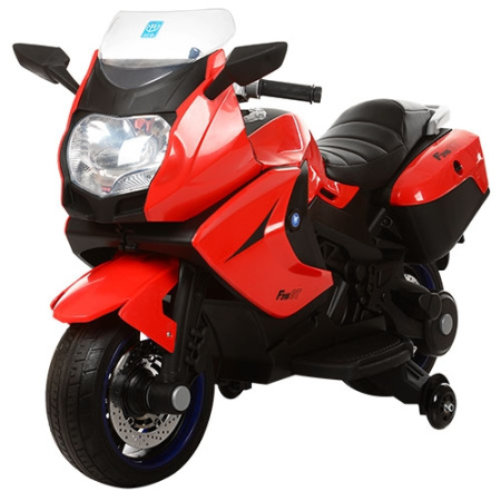 фото Детский двухколесный элкторомотоцикл М 3208EL-3 с боковыми колесиками (красный) фото Детский двухколесный элкторомотоцикл М 3208EL-3 с боковыми колесиками (красный)