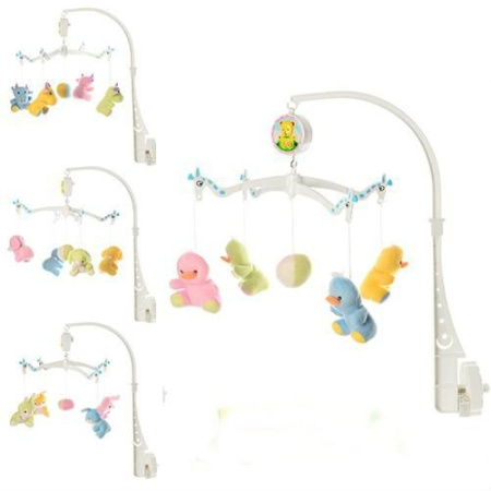 фото Карусель на кроватку 5201 ABCD заводная