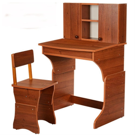 фото Регулируемая парта со шкафчиками MV-903 (коричневая)