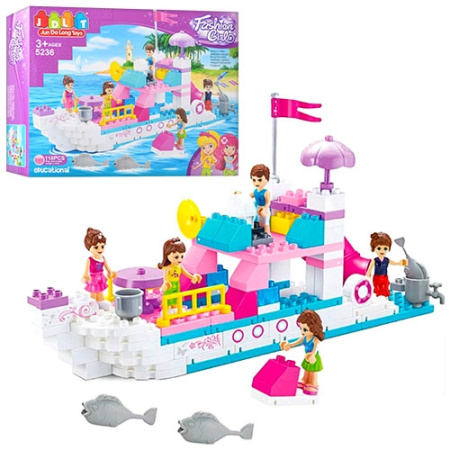 фото Конструктор для девочек JDLT 5236 морская прогулка (118 деталей)