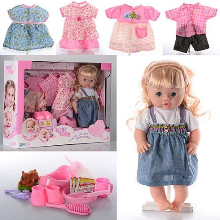 фото Кукла для девочки 30800-7C с нарядами и аксессуарами