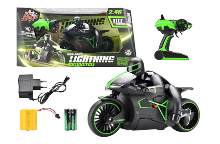 фото Мотоцикл радиоуправляемый 1:12 Crazon 333-MT01 (зеленый)