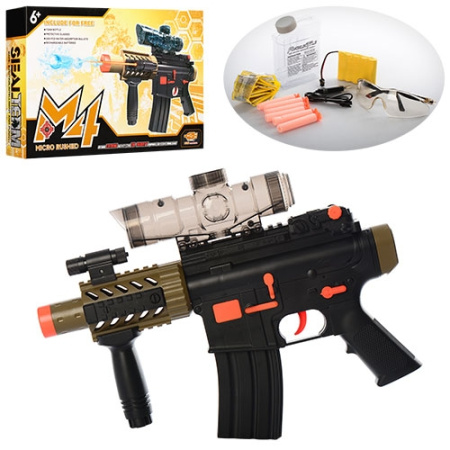 фото Детское оружие M4 автомат SB363 с мягкими и водяными пулями (38 м)