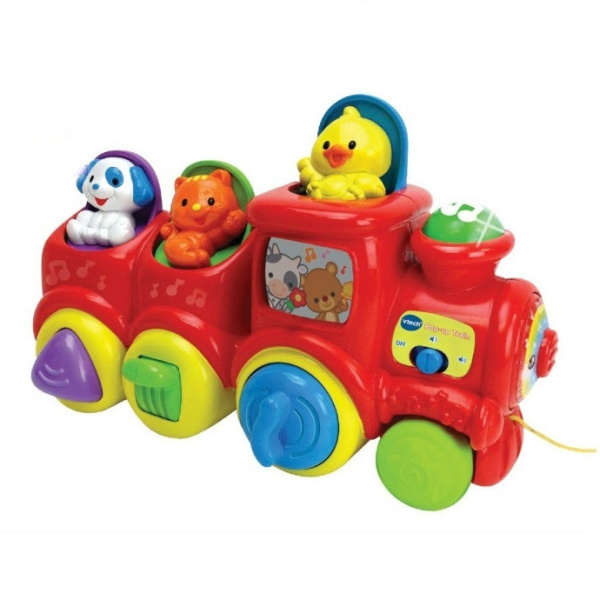 Каталка-паровозик Vtech 151103 музыкальная