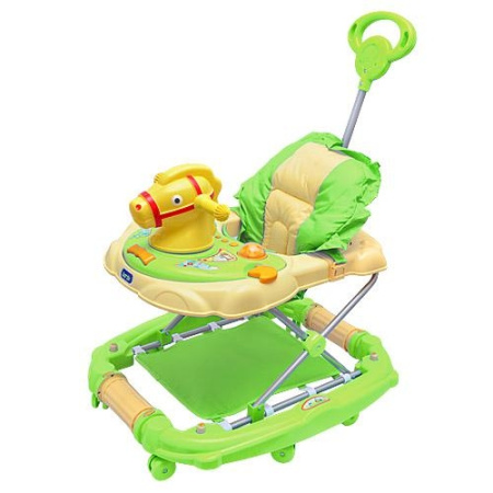 фото Детские ходунки Bambi 2 в 1 GL 3290 A 1 Лошадка (зеленые)