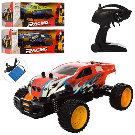 фото Джип на радиоуправлении 8018 резиновые колеса с амортизаторами (35 см)