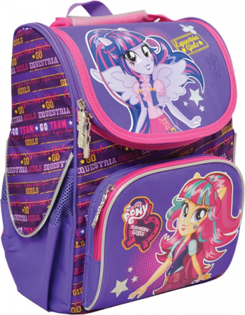фото Школьный каркасный ранец для девочки H-11 "EQUESTRIAGIRLS" (34-26-14см)