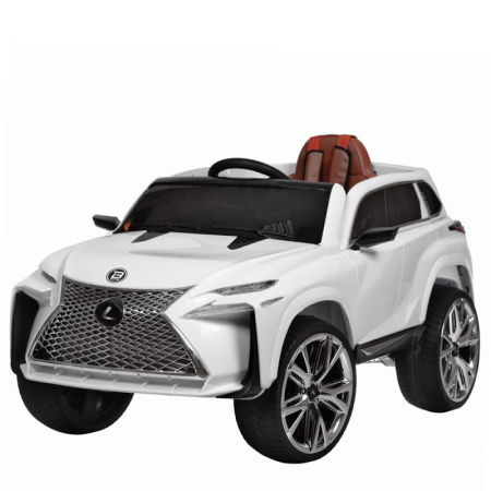 фото Детский электромобиль джип Lexus M 3584EBLR-1 с кожаным сиденьем (белый)