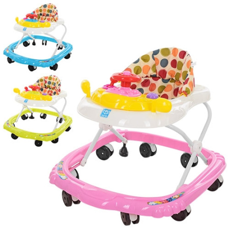 фото Детские ходунки BAMBI M 3451 руль пищалка