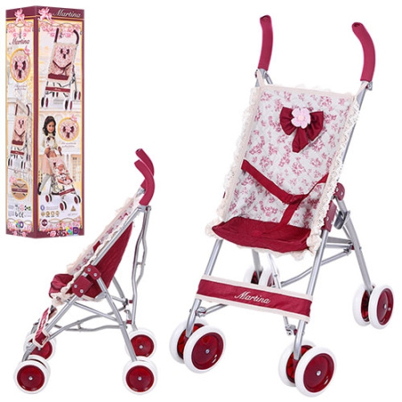 фото Прогулочная коляска для куклы 90115 складная