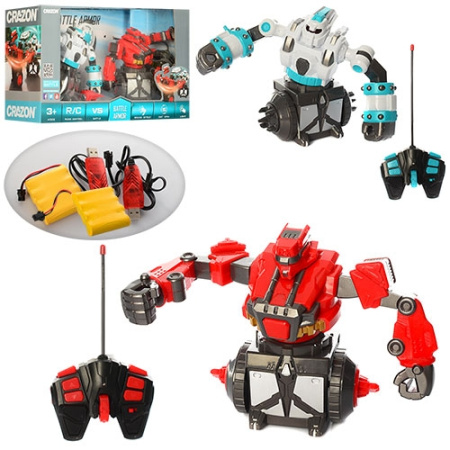 фото Набор роботов с радиоуправлением 17XZ01B ездят звук свет (18см)