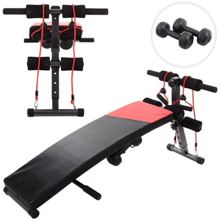 фото Тренажер скамья MS 1261 для пресса и мышц спины