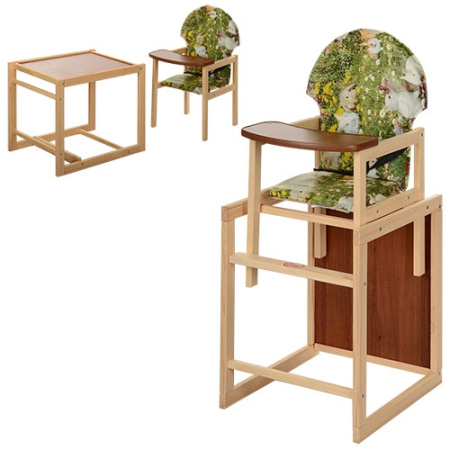 фото Стульчик для кормления Vivast М V-002-9 трансформер (кролики)