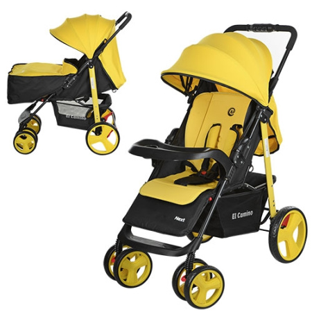 фото Коляска для детей M 3444-6 NEXT прогулочная книжка (желтый)