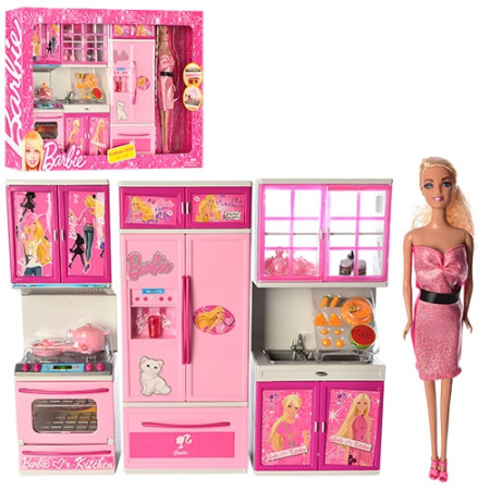фото Детская мебель с куклой Barbie X221C13 игровой набор кухня