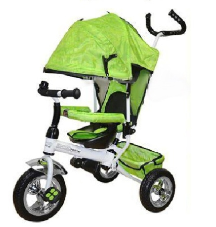 фото Детский трехколесный велосипед Profi Trike M 0204 Eva Foam с ручкой