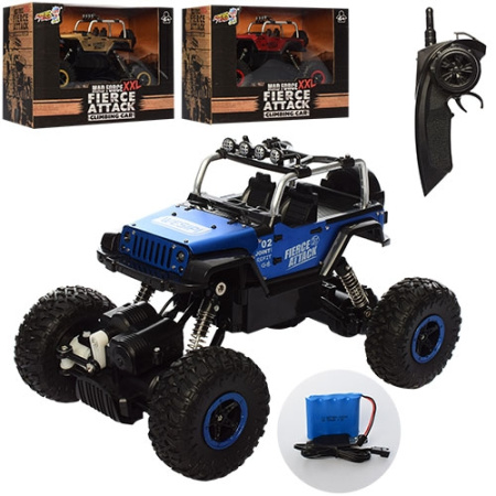 фото Джип с пультом управления G03053R металлический 4х4 (26см)