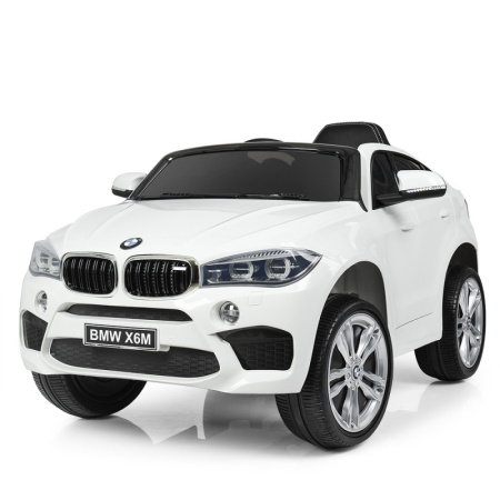 фото Детский джип с радиоуправлением BMW X6M JJ2199EBLR-1 с кожаным сиденьем (белый) фото Детский джип с радиоуправлением BMW X6M JJ2199EBLR-1 с кожаным сиденьем (белый)