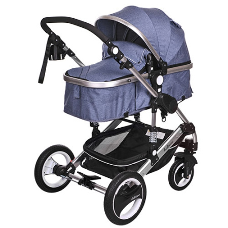 фото Коляска детская 535-Q3-BLUE универсальная книжка (синий)