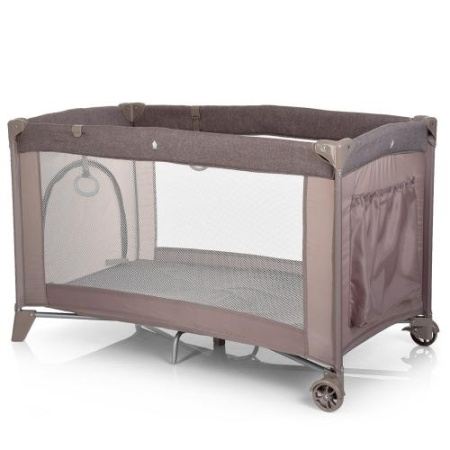 фото Манеж для детей El Camino ME 1016-13 SAFE вход-змейка и карман (бежевый)