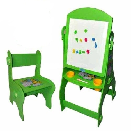 фото Двухсторонний мольберт MQ 0805 со стульчиком