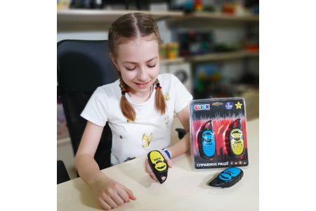 фото Рации детские CLICK "Справжні рації" 2шт на 1км (желтый+голубой)