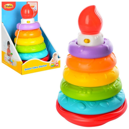 фото Пирамидка-свеча WinFun 0770-NLс музыкой и светом