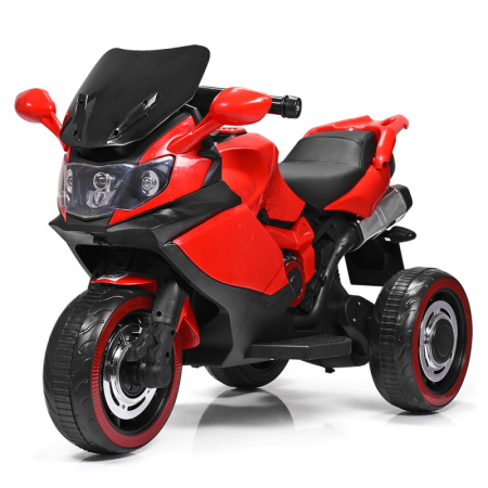 фото Детский электромотоцикл Bambi M 3680L-3 кожаное сиденье и светящиеся колеса (красный) фото Детский электромотоцикл Bambi M 3680L-3 кожаное сиденье и светящиеся колеса (красный)