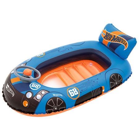 фото Детский плотик бассейн Bestway 93405 Hot Wheels (112-71см)