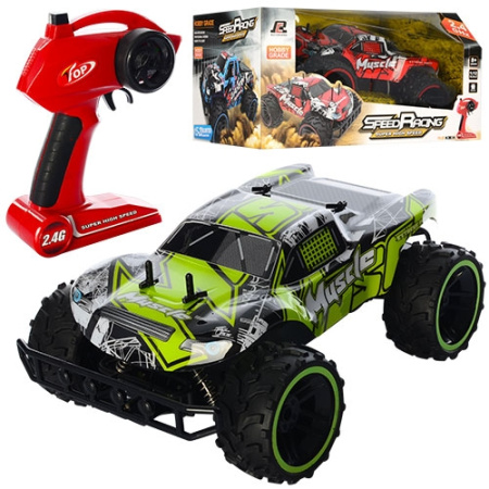 фото Машинка на радиоуправлении QY1841AB небьющийся корпус резиновые колеса амортизаторы