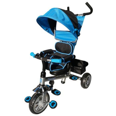 фото Детский трехколесный велосипед B32-TM-4 с мягким сиденьем (голубой)