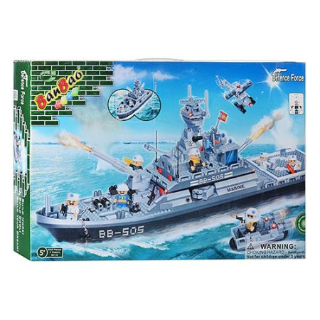 фото Конструктор BANBAO 8413 Десантный корабль (858 деталей)