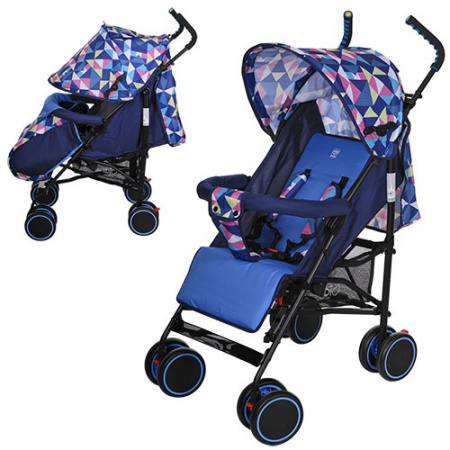 фото Детская коляска BAMBI M 3425-4 прогулочная трость (синяя)