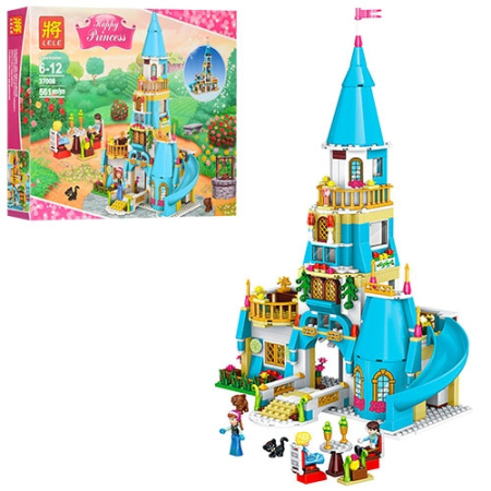 фото Конструктор для девочек Frozen 37008 замок принцессы (561 деталь)