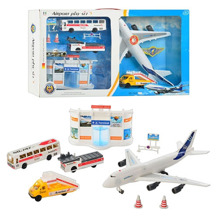 фото Игровой набор аэропорт 747-23 A звук и свет